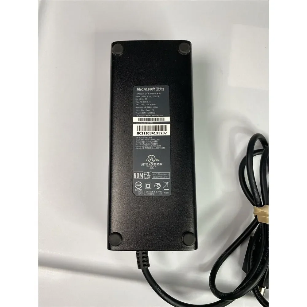 Microsoft AC Adapter Model A10 120N1A P/N X856283-004‎